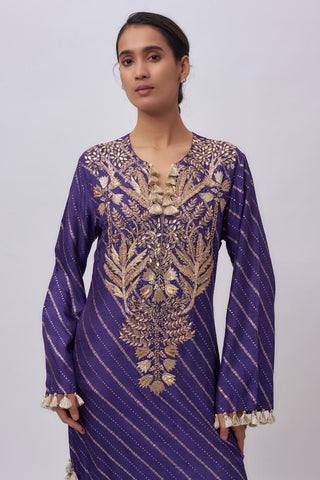 Purple kaftan