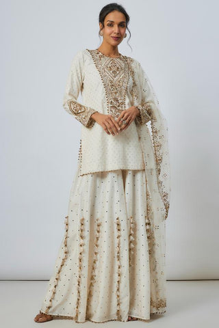 White sharara sets