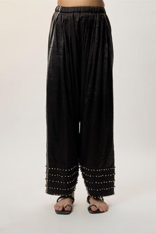 Kurta Set for Indian Wedding – Nysa Black Stripe by Payal Singhal