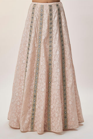 Lehenga set for Indian Wedding – Mehrsa Blush Pink Embroidered by Payal Singhal