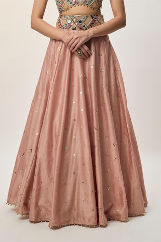 Lehenga set for Indian Wedding – Mahnaz Pink Embroidered by Payal Singhal