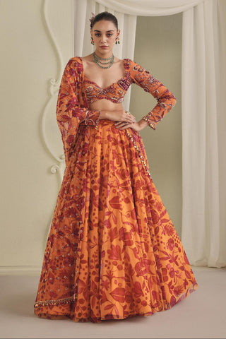 Yellow Haldi Lehenga for Indian Wedding - Festive Bright Lehenga Set by Payal & Zinal