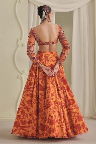 Yellow Haldi Lehenga for Indian Wedding - Festive Bright Lehenga Set by Payal & Zinal