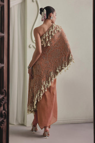 Pink Co-ord Set for Contemporary Wear - Charming Blush Co-ord Set by Payal & Zinal