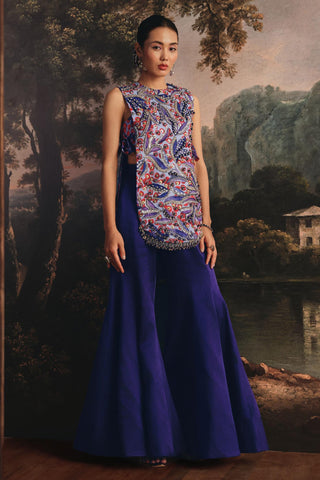 Blue Co-ord Set for Contemporary Wear - Chic Indigo Co-ord Set by Payal & Zinal