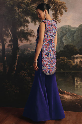 Blue Co-ord Set for Contemporary Wear - Chic Indigo Co-ord Set by Payal & Zinal