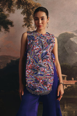 Blue Co-ord Set for Contemporary Wear - Chic Indigo Co-ord Set by Payal & Zinal