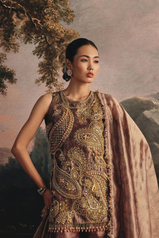 Embroidered Kurta Set for Indian Wedding - Vibrant Purple Kurta Set by Payal & Zinal