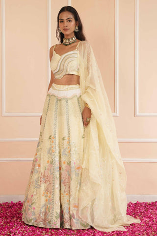Yellow dil se luna lehenga