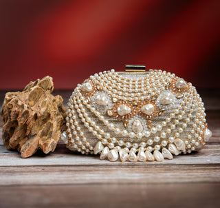 Luxury Potli Bag Indian Wedding – Pearl Adorn Kasse by Nayaab by Sonia