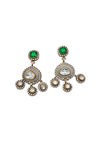 Necklace Set for Indian Weddings – Green Prakriti Ratna by Amraani
