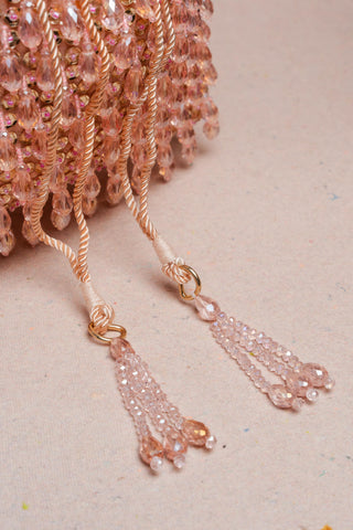 Pink pristine crystalline bag