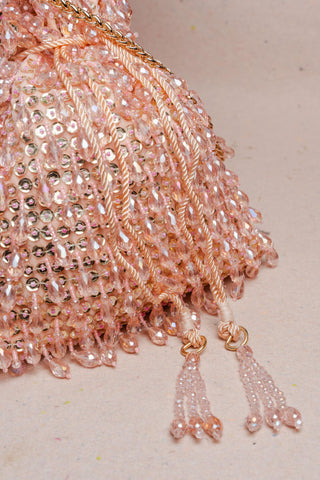 Pink pristine crystalline bag