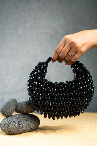 Designer Wedding Handbag for Indian Wedding – Noir Sailor by Nayaab by Sonia