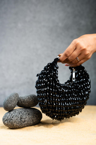 Designer Wedding Handbag for Indian Wedding – Noir Sailor by Nayaab by Sonia