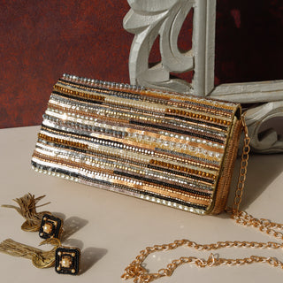 Multicolor narmadaa clutch