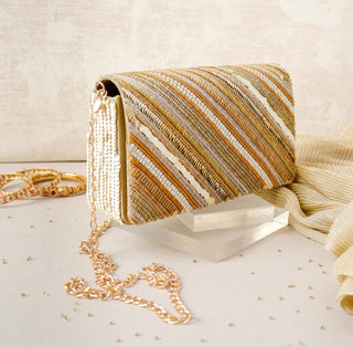 Gold farnama clutch