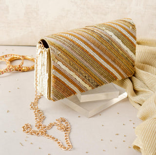 Gold farnama clutch