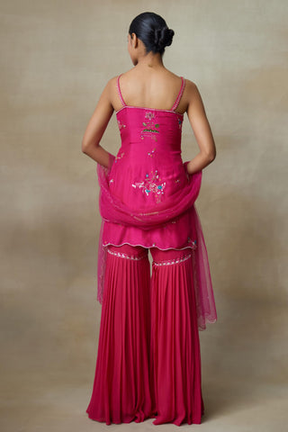 Pink Sharara Set for Indian Wedding – Raven by Shasha Gaba