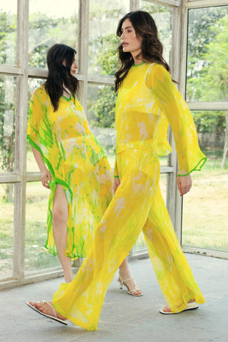 Yellow alina co-ord set