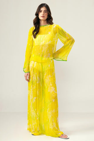 Yellow alina co-ord set