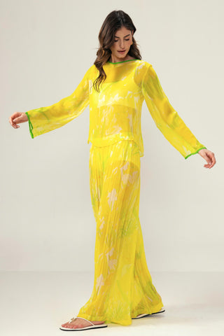 Yellow alina co-ord set