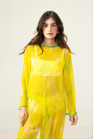 Yellow alina co-ord set