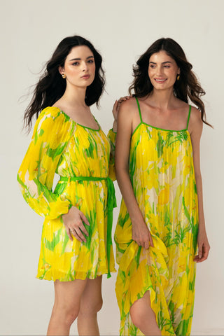 Yellow alina cami dress