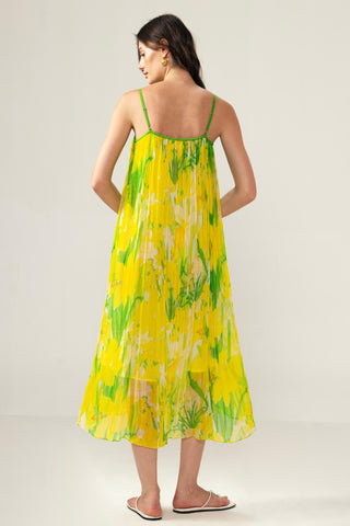 Yellow alina cami dress