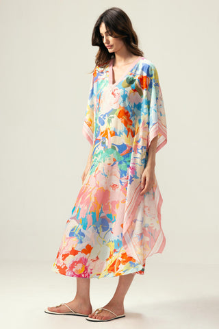 Multicolor zoe kaftan