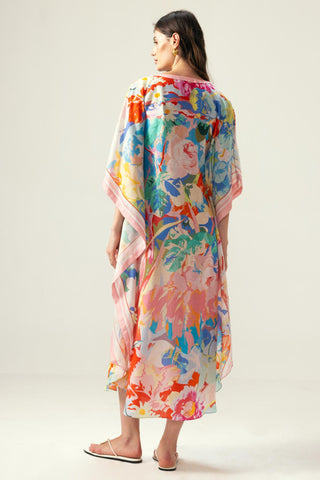 Multicolor zoe kaftan