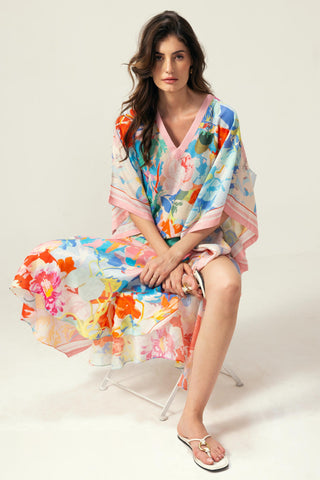 Multicolor zoe kaftan