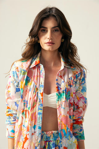 Multicolor zoe co-ord set