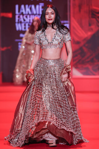 Lehenga Indian Wedding - Pink Tarakini Lehenga by Itrh