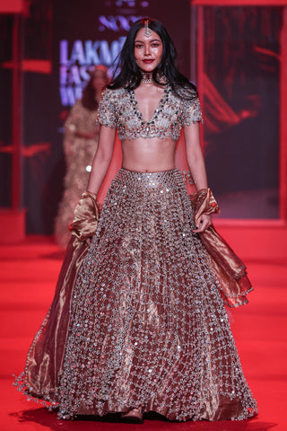Lehenga Indian Wedding - Pink Tarakini Lehenga by Itrh