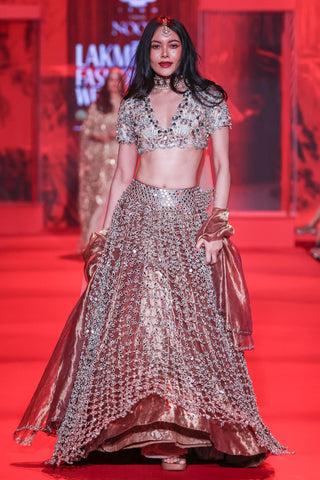Lehenga Indian Wedding - Pink Tarakini Lehenga by Itrh