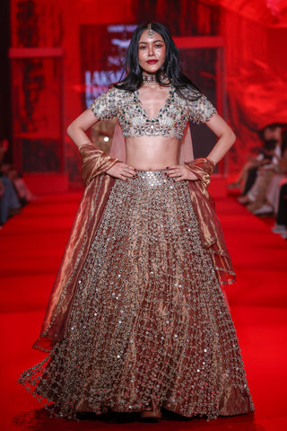 Lehenga Indian Wedding - Pink Tarakini Lehenga by Itrh