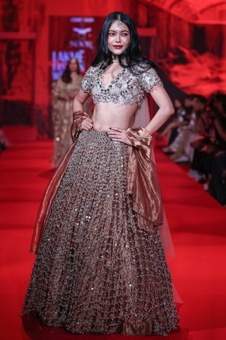 Lehenga Indian Wedding - Pink Tarakini Lehenga by Itrh