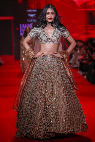 Lehenga Indian Wedding - Pink Tarakini Lehenga by Itrh