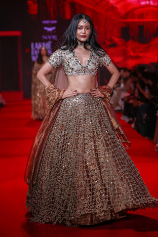 Lehenga Indian Wedding - Pink Tarakini Lehenga by Itrh