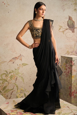 Black muse icon saree set