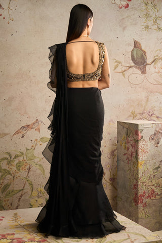 Black muse icon saree set