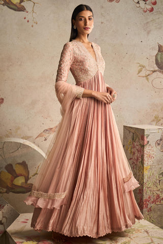 Pink sway icon anarkali
