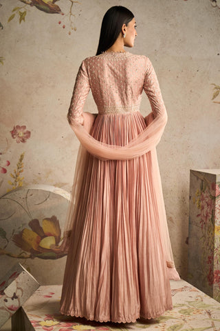 Pink sway icon anarkali