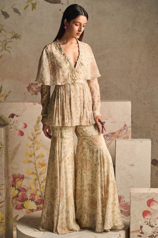 Ivory pomp icon gharara set