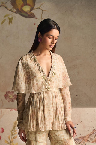 Ivory pomp icon gharara set