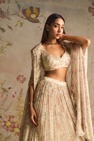 Ivory zest icon cape with skirt