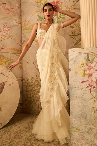 Ivory dainty icon skirt set