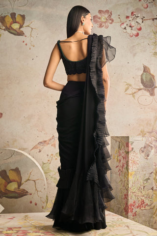Black allure icon saree set