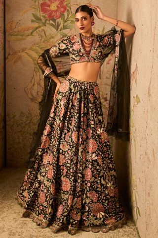 Black ace icon lehenga set